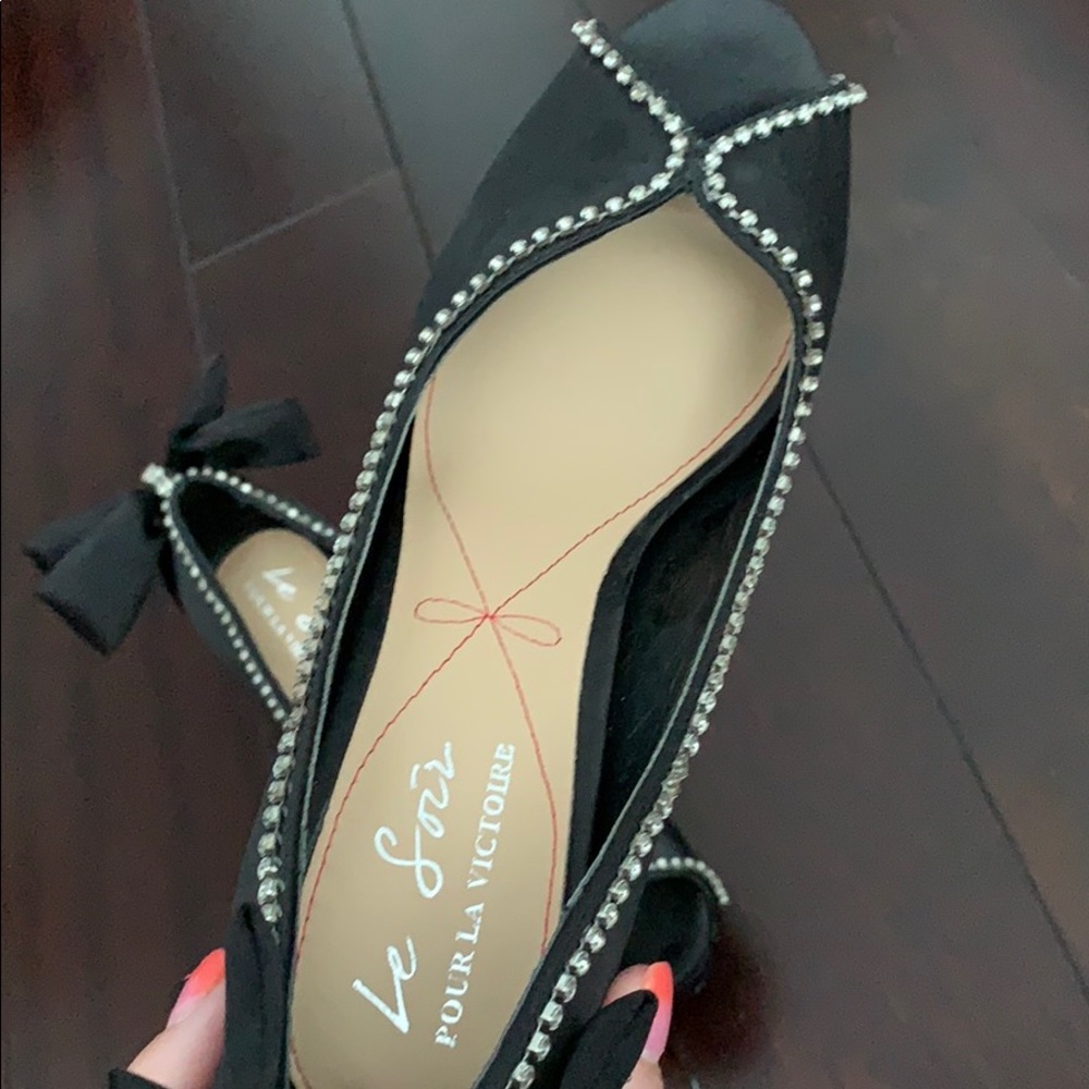 Le Soir Pour La Victoire Satin heels - Picture 5 of 6